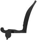 Frizzen, as cast, wax cast steel